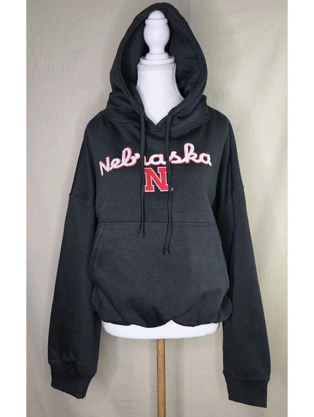 Concepts Sport Womens Nebraska Cornhuskers Mainstream Hoodie Sweatshirt XL NWT